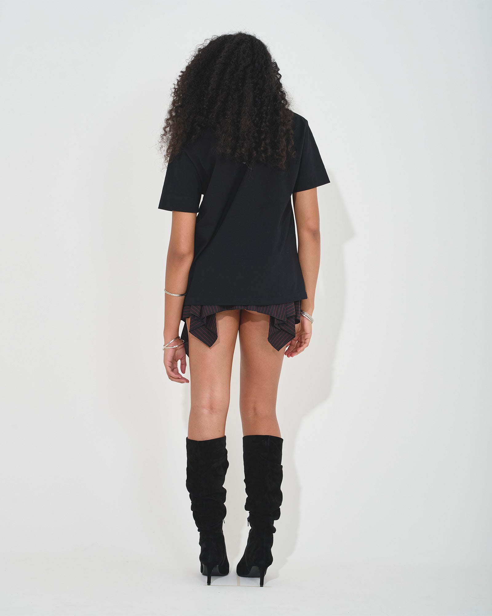 Porcelain Gaze Oversized Tee